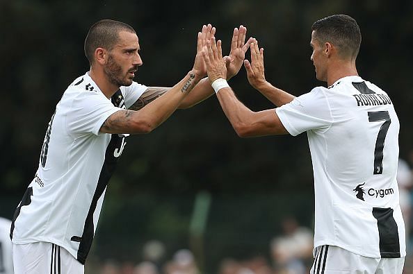 Juventus teammate Ronaldo is a clear favourite for Bonucci to take home the award